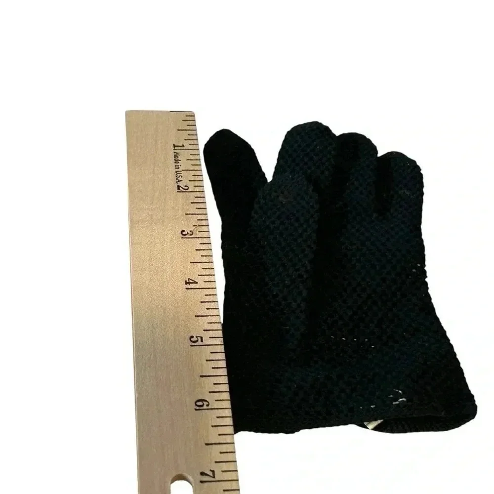 Vintage Italian Crochet Fishnet Gloves by Calvone Elegant Stretch Dress Gloves